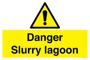 Danger Slurry lagoon